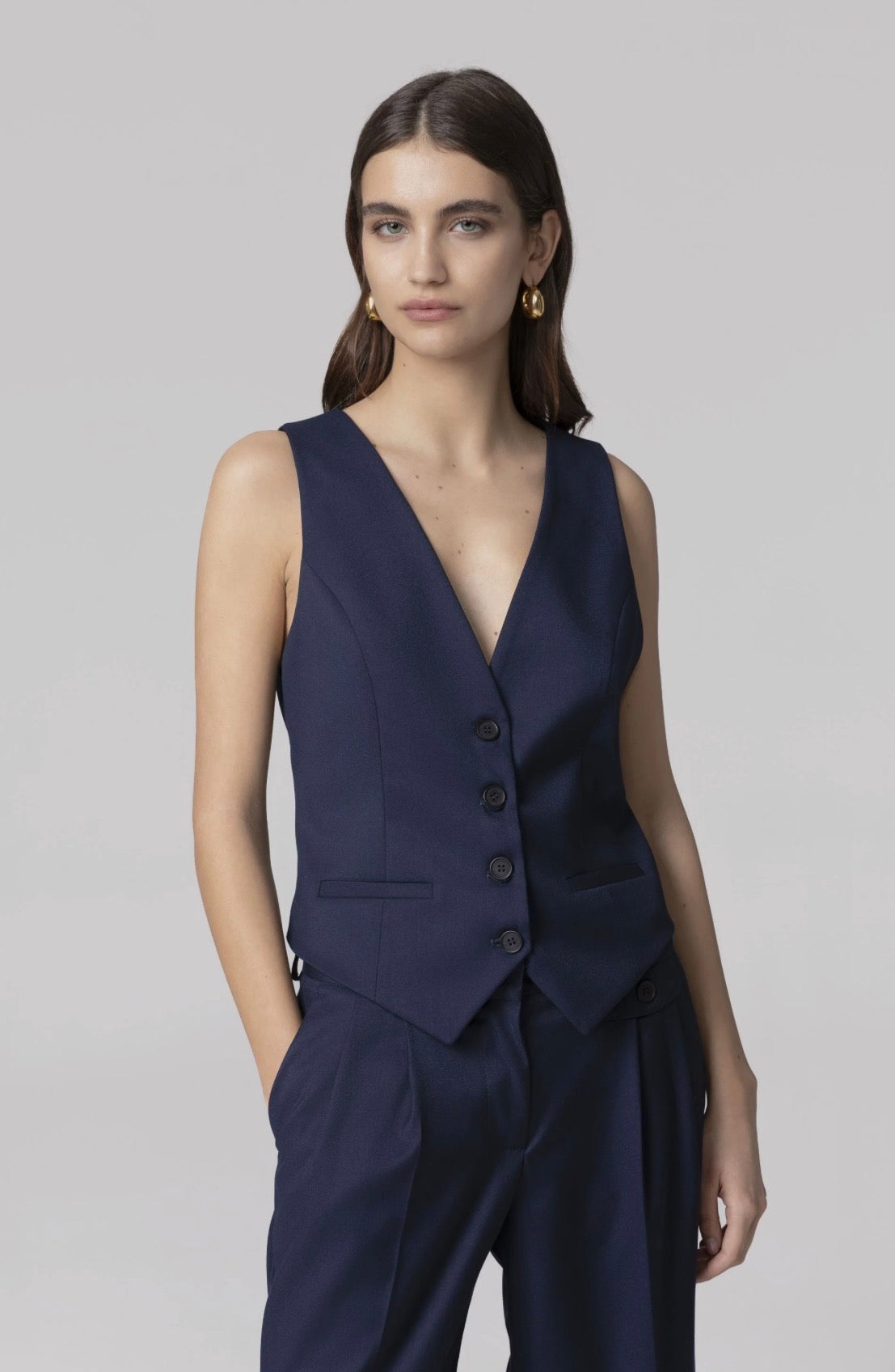 Mar de margaritas - gilet monopetto