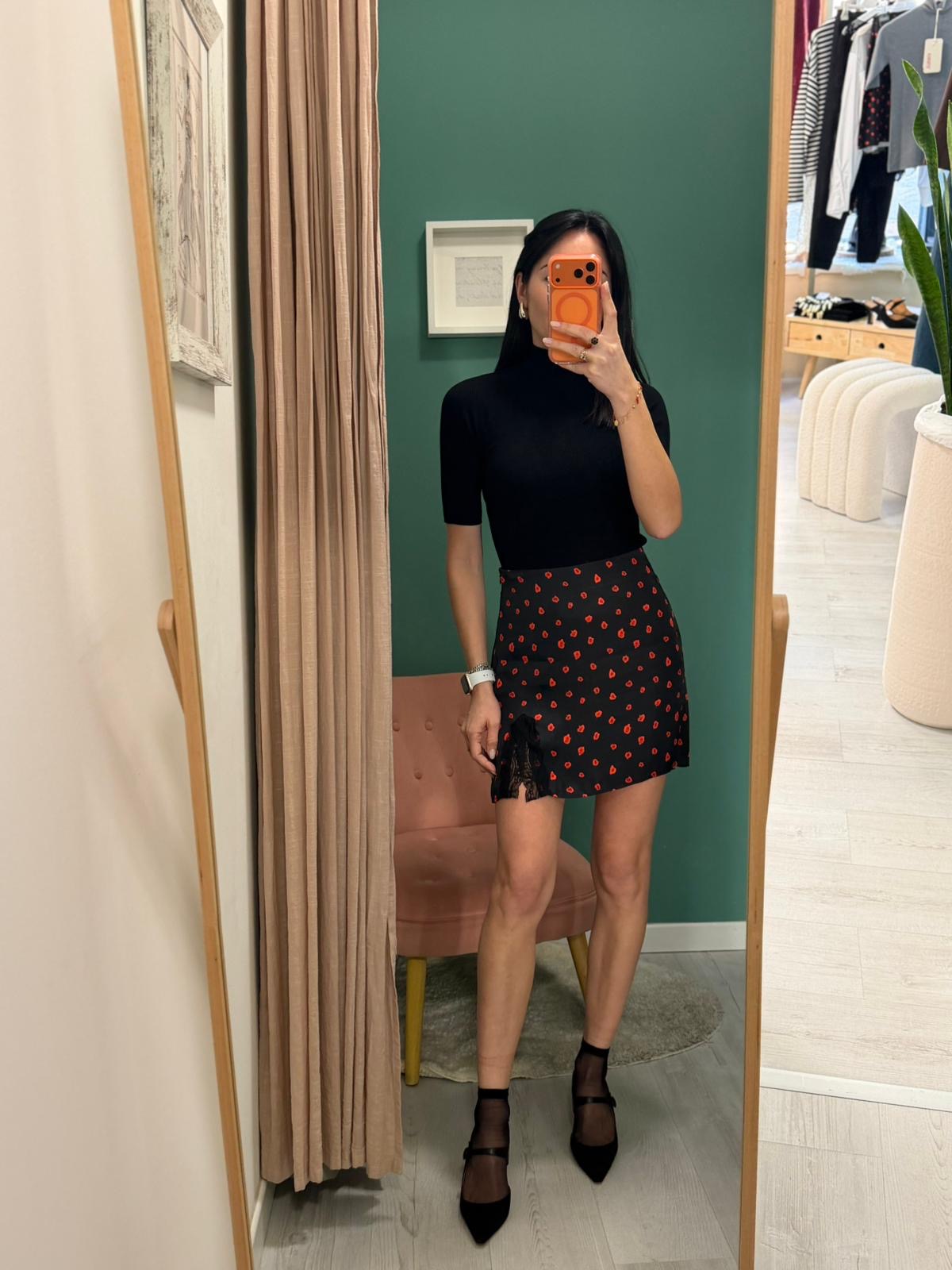 MAR DE MARGARITAS - Gonna con spacco e pizzo