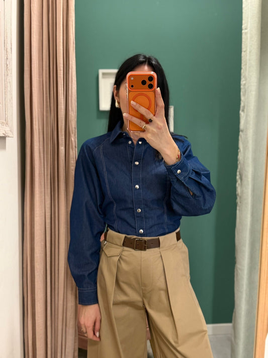PLEASE - Camicia di jeans
