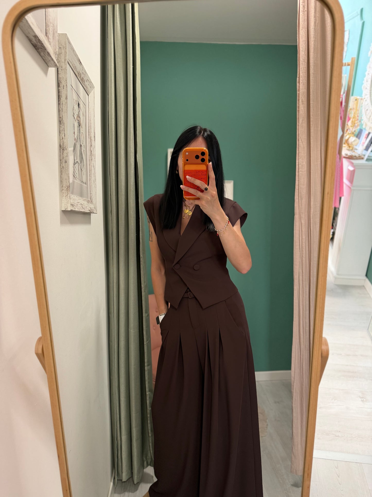Imperial - coordinato gilet e pantalone a palazzo