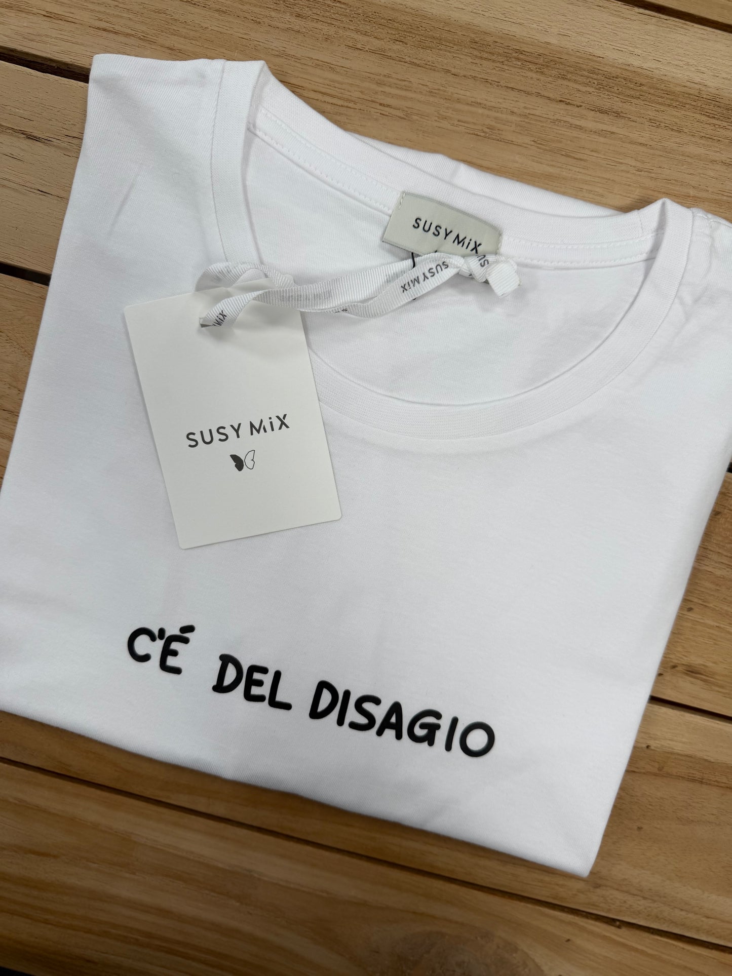 Susy mix - t shirt con scritte simpatiche