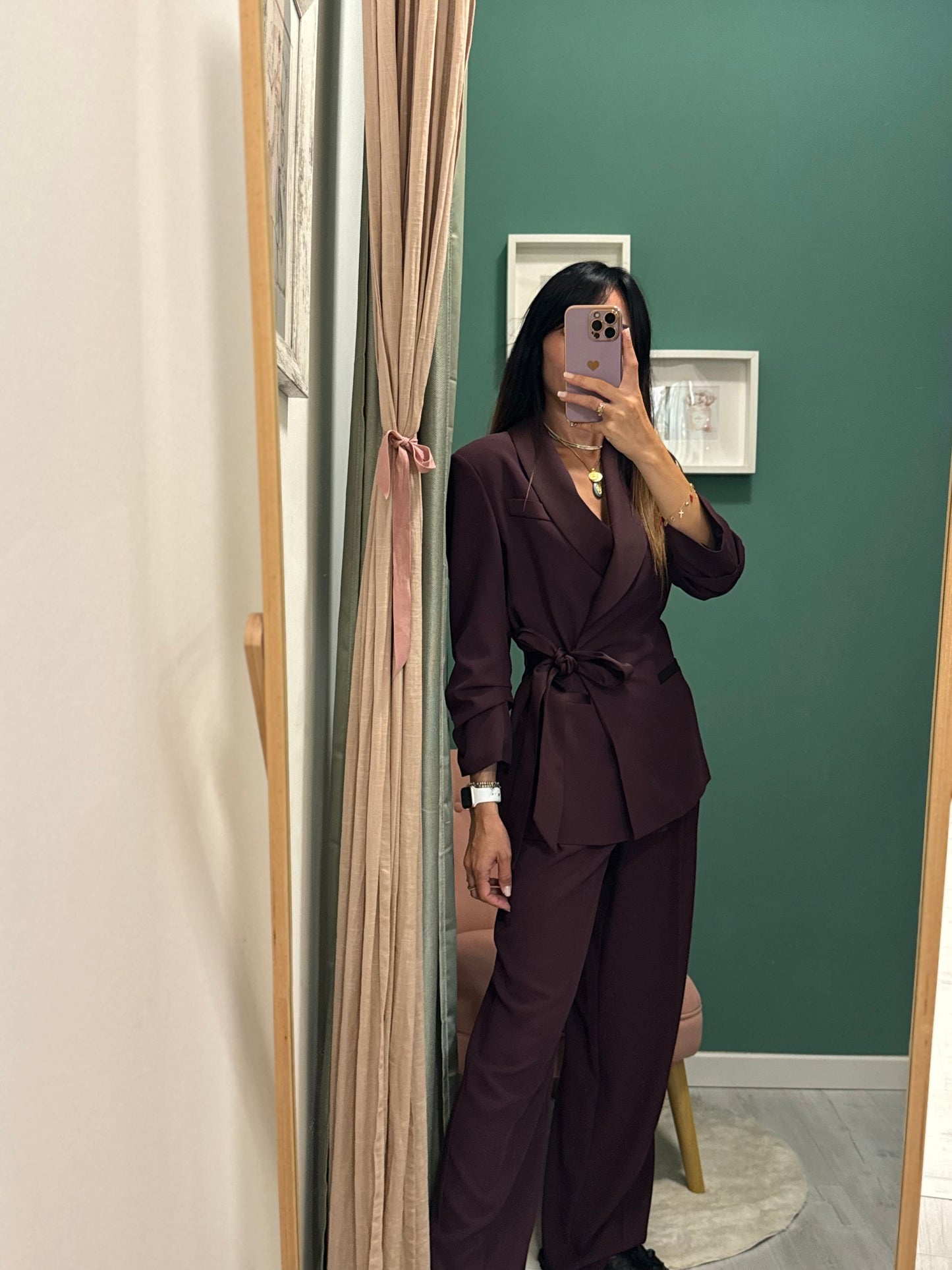 IMPERIAL - Giacca con rever effetto satin con chiusura laterale