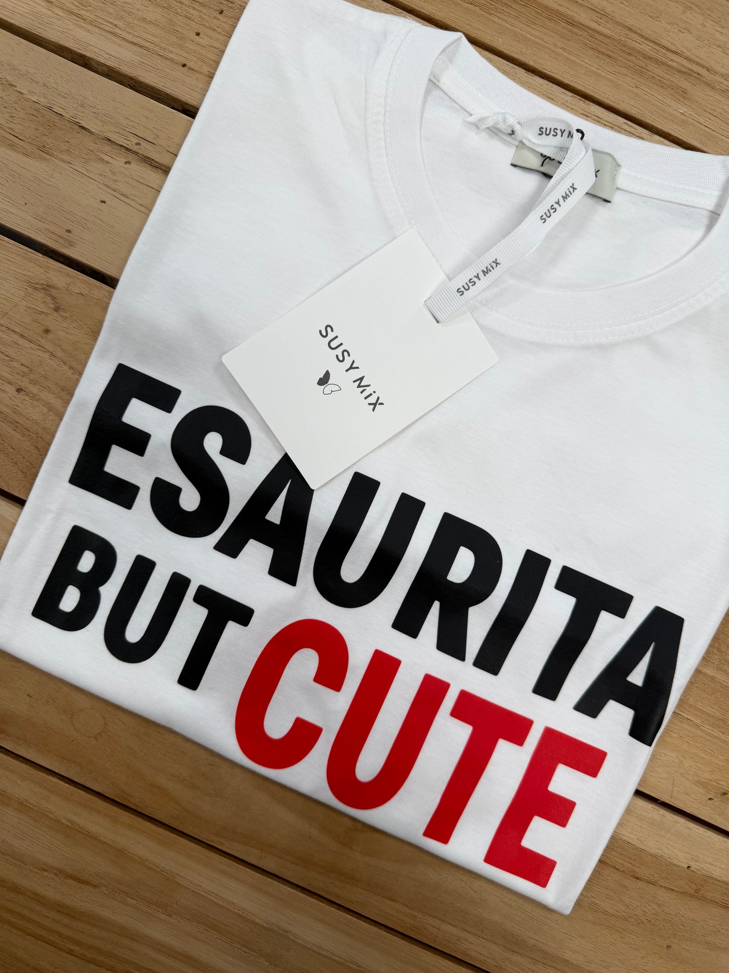 Susy mix - t shirt con scritte simpatiche
