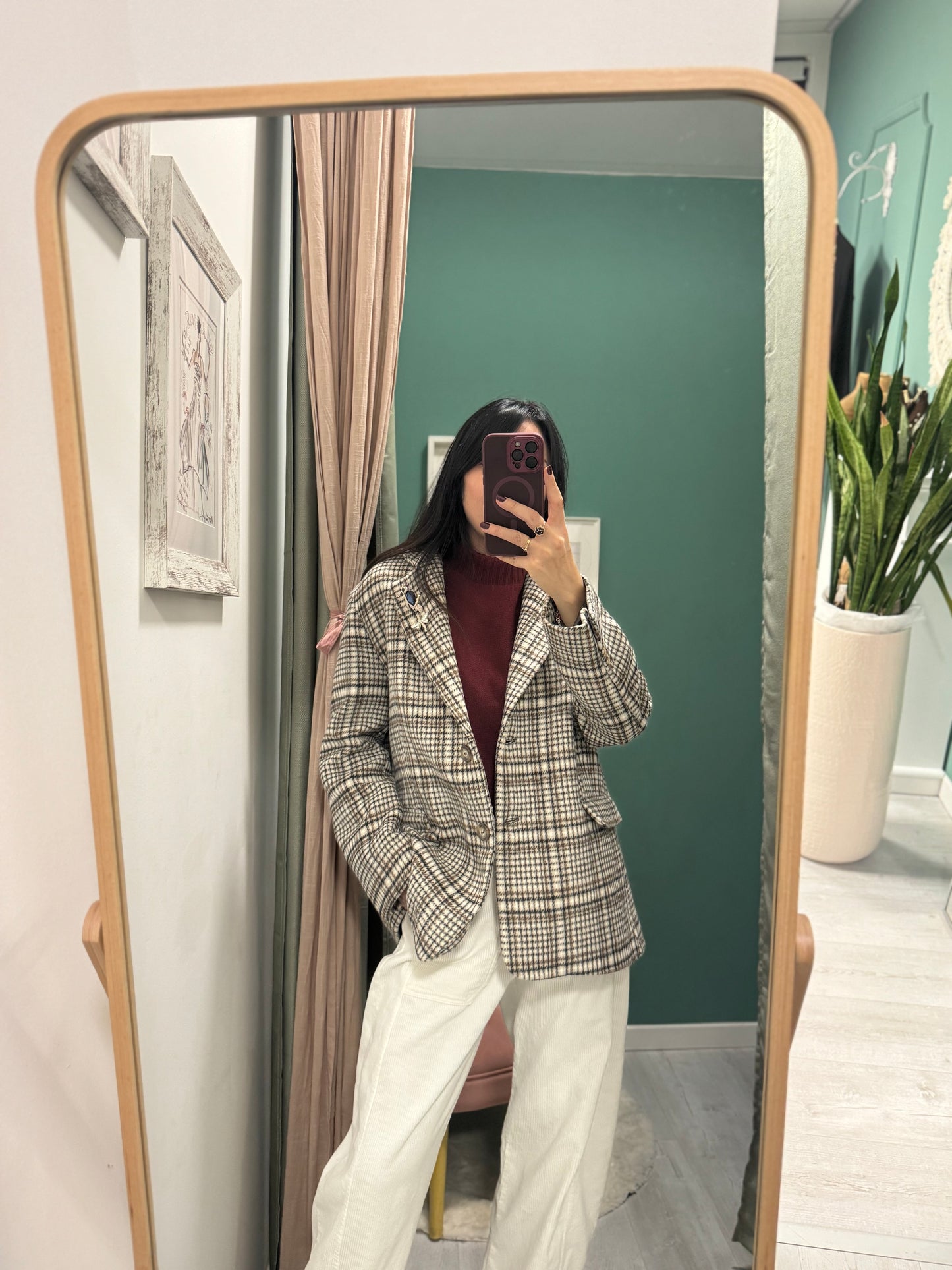 DIXIE - giacca over size con spille