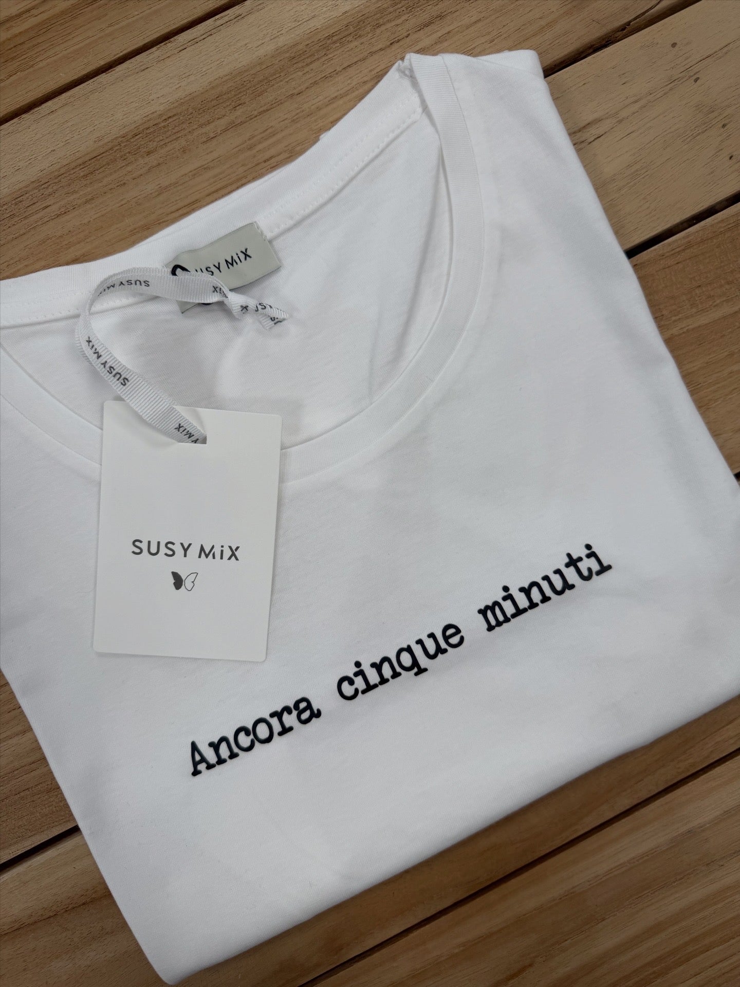 Susy mix - t shirt con scritte simpatiche