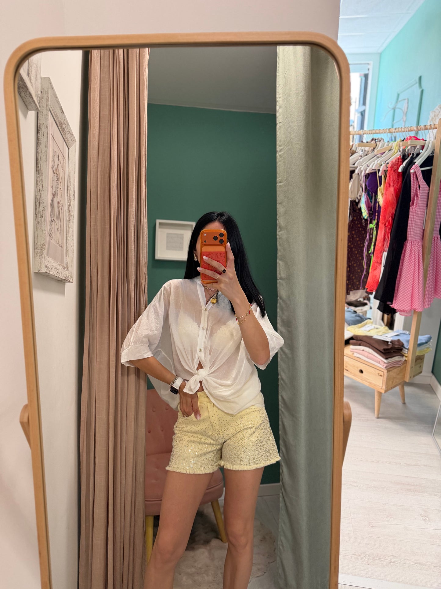 Kontatto - shorts con punti luce