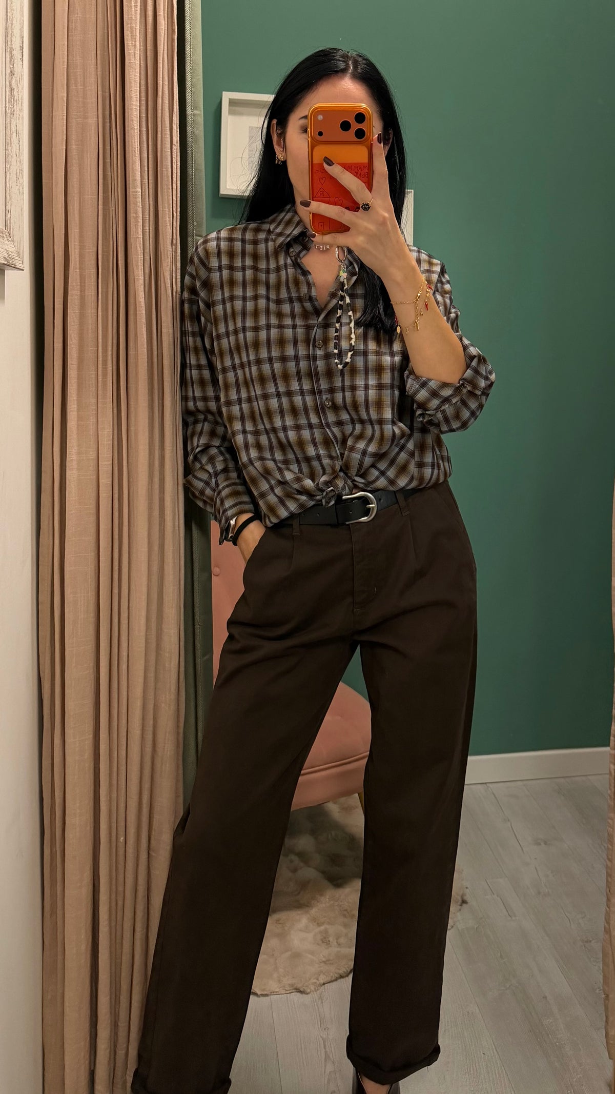 Imperial - camicia a quadri in misti viscosa