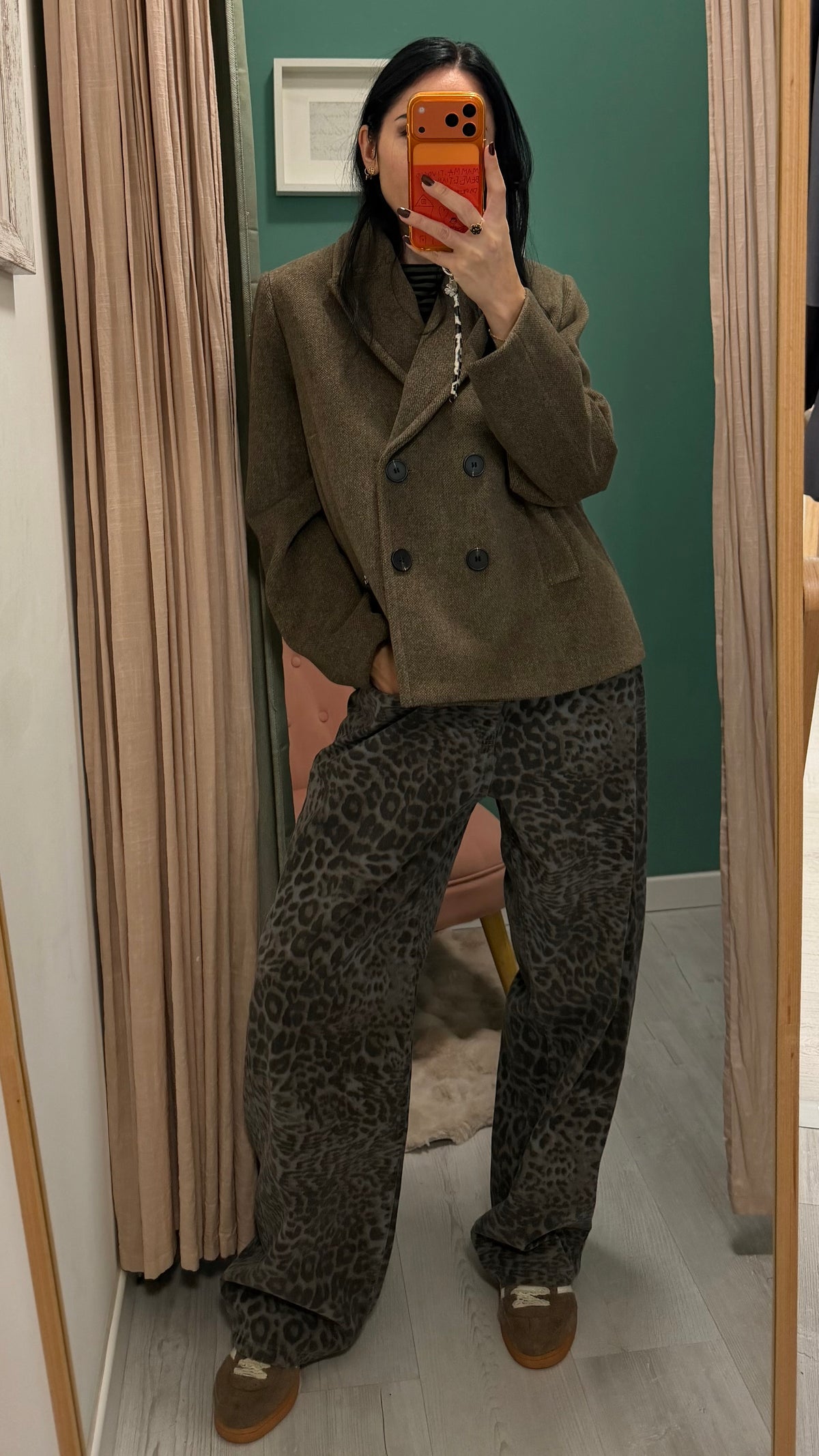 Please - cappotto corto doppio petto