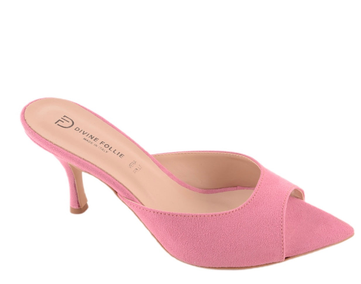 Divine Follie - mules in sneg h70 mm