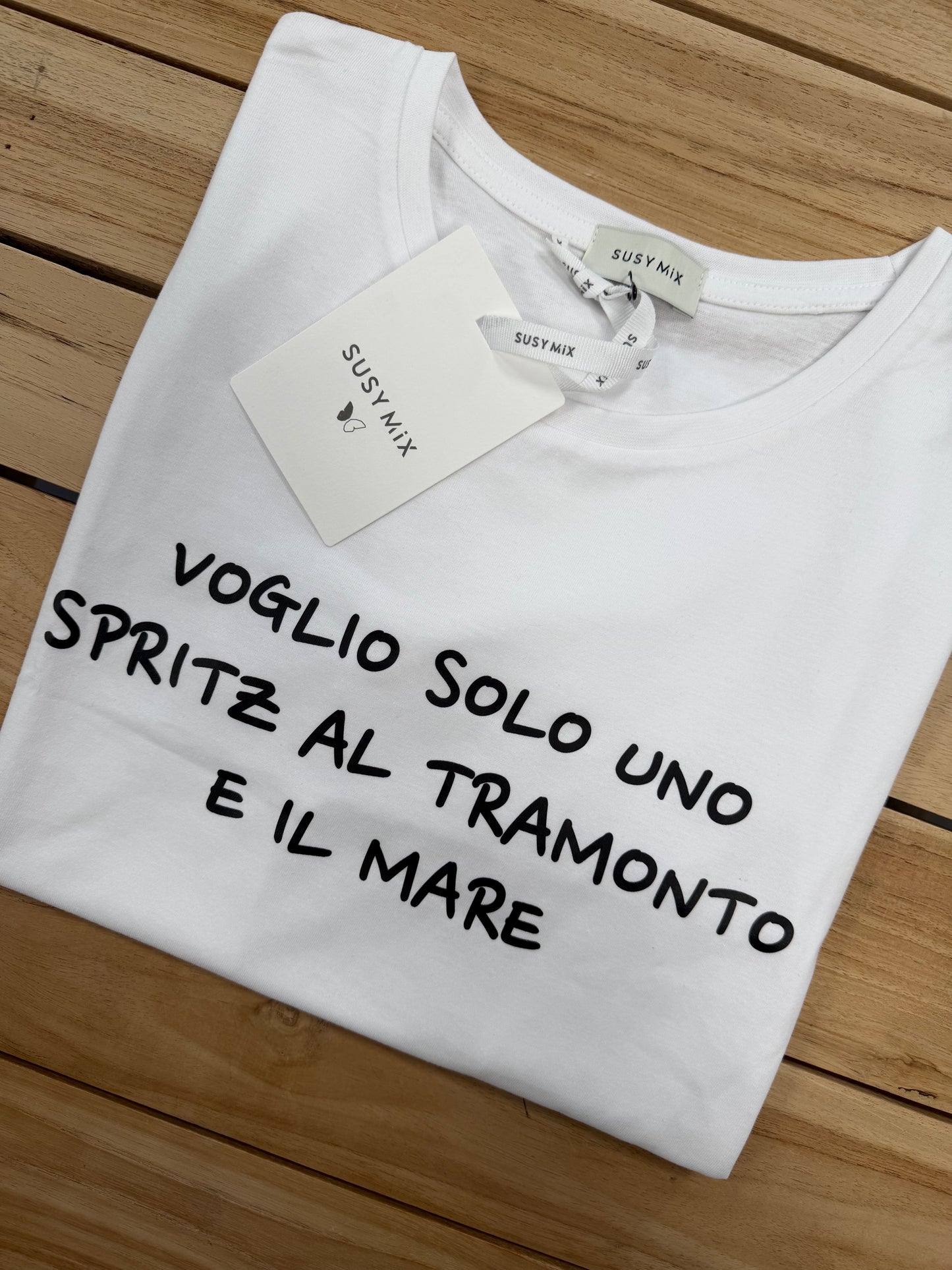 Susy mix - t shirt con scritte simpatiche