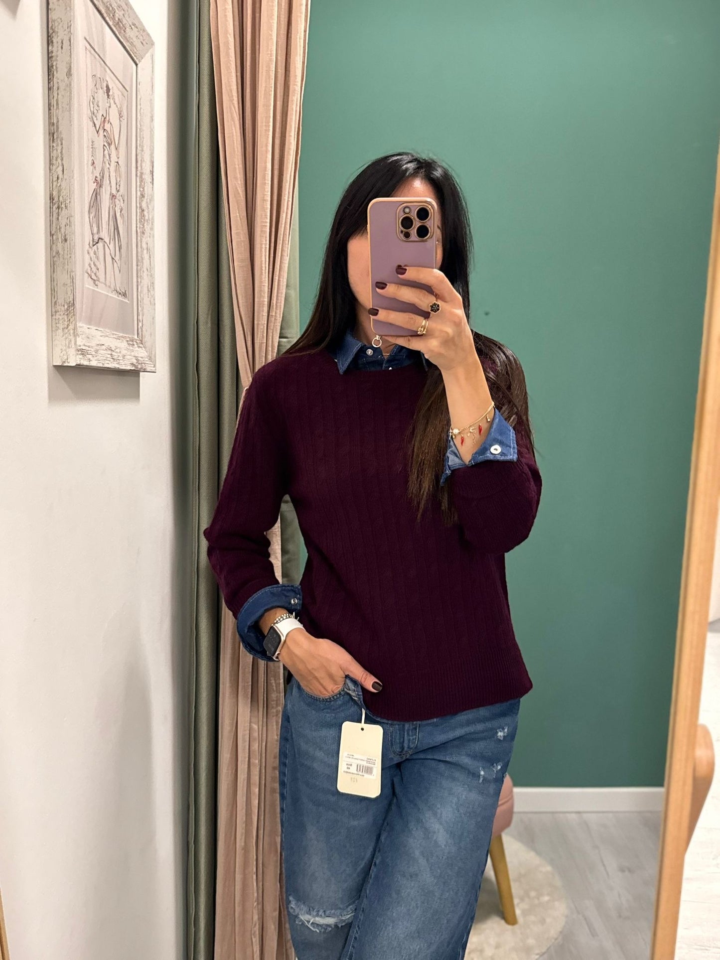 MIDDLEMIST'S - Maglia con trecce