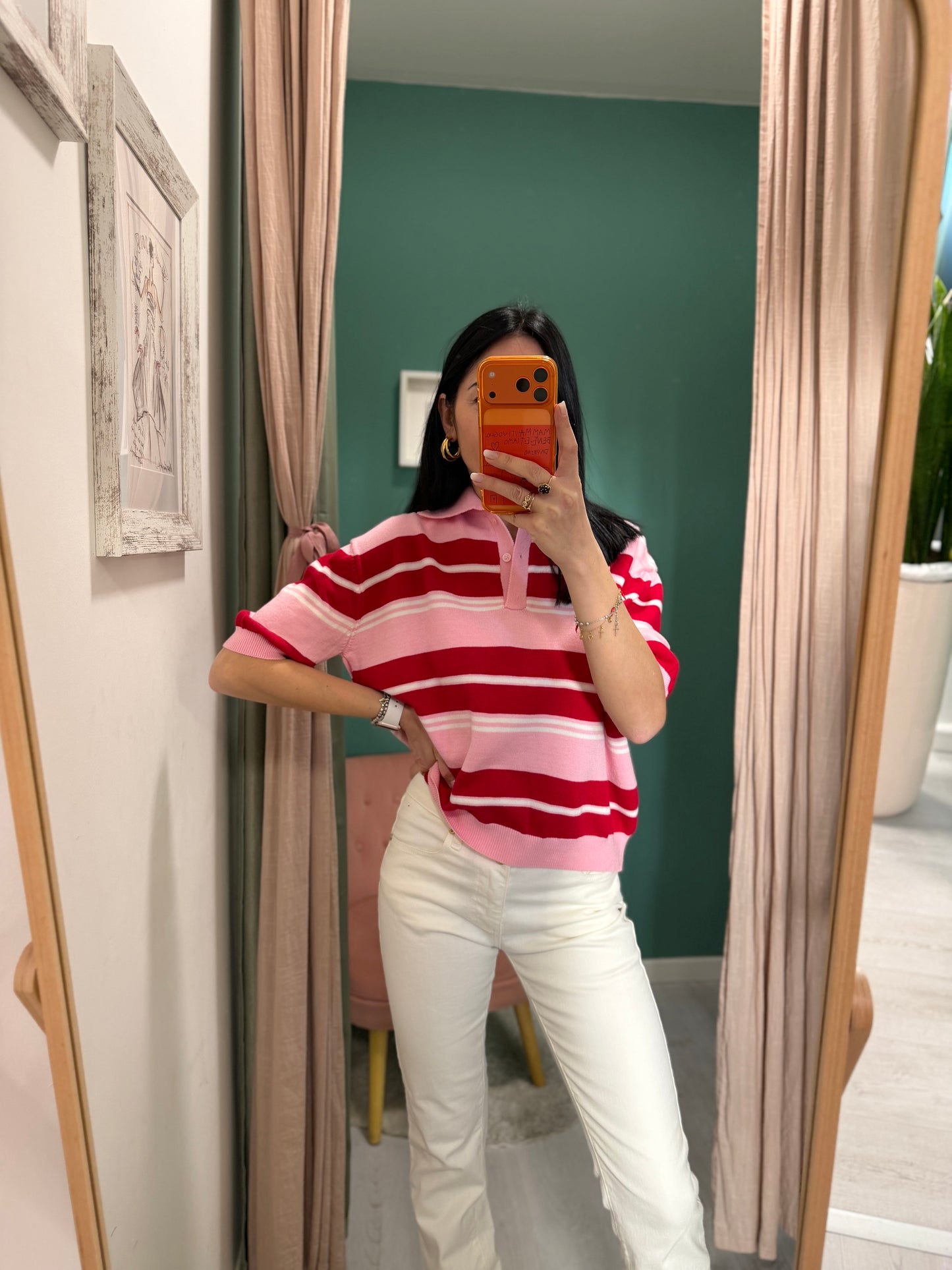 Susy mix - Polo a righe over size