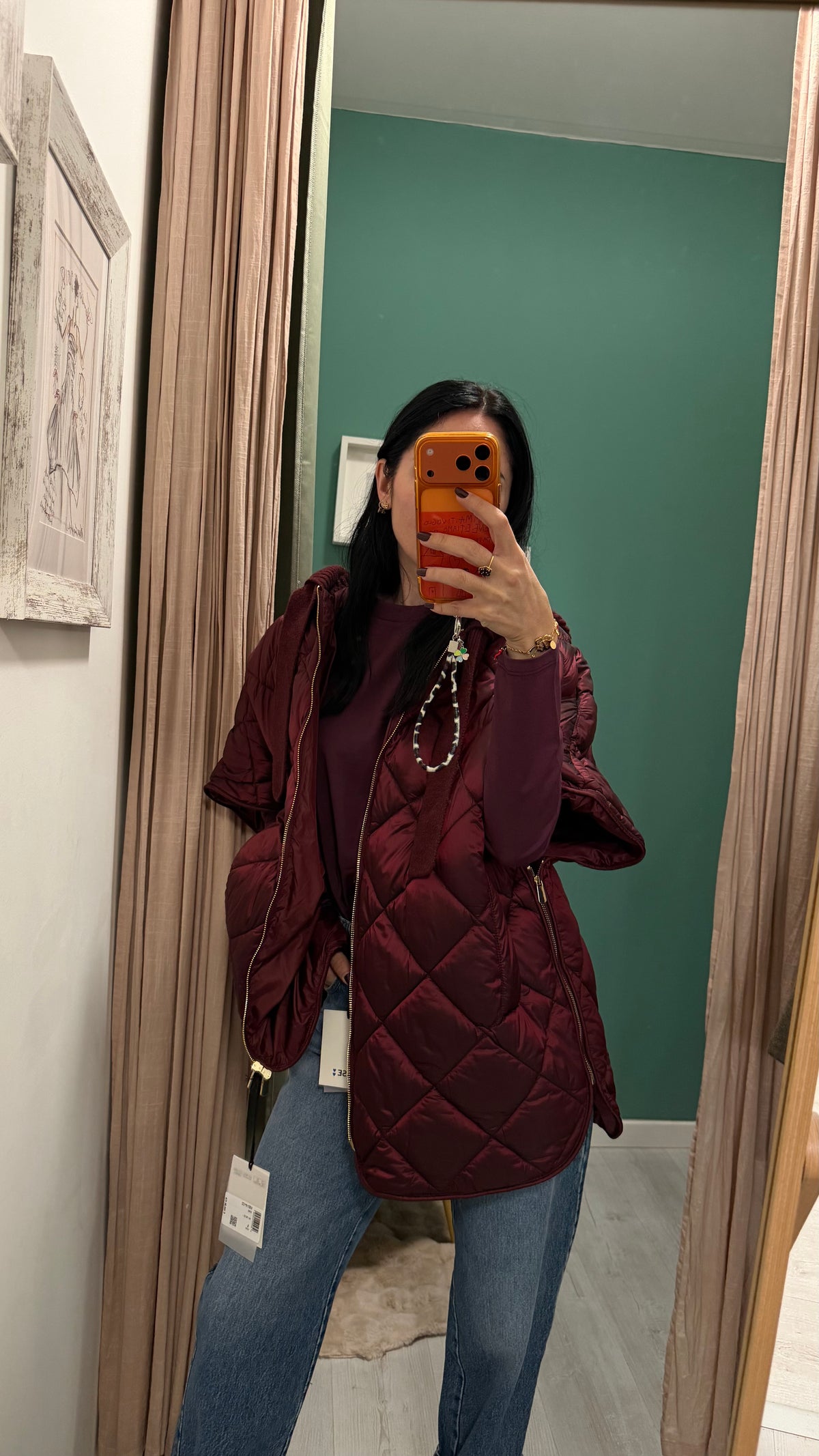 Please - gilet smanicato imbottito over