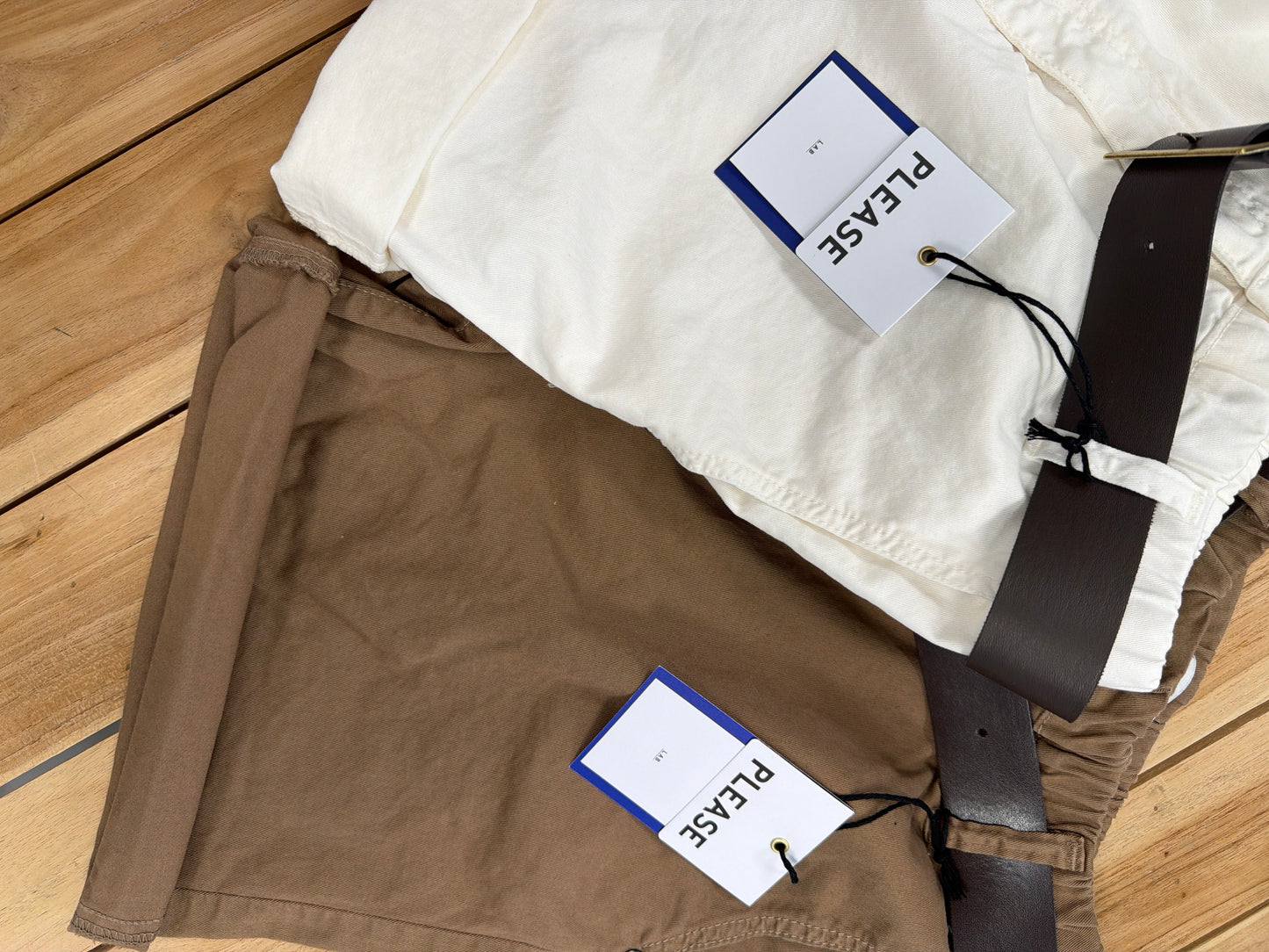 Please - shorts con elastico e cintura