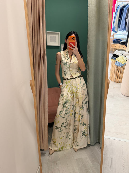 Imperial - completo gilet e pantalone a palazzo