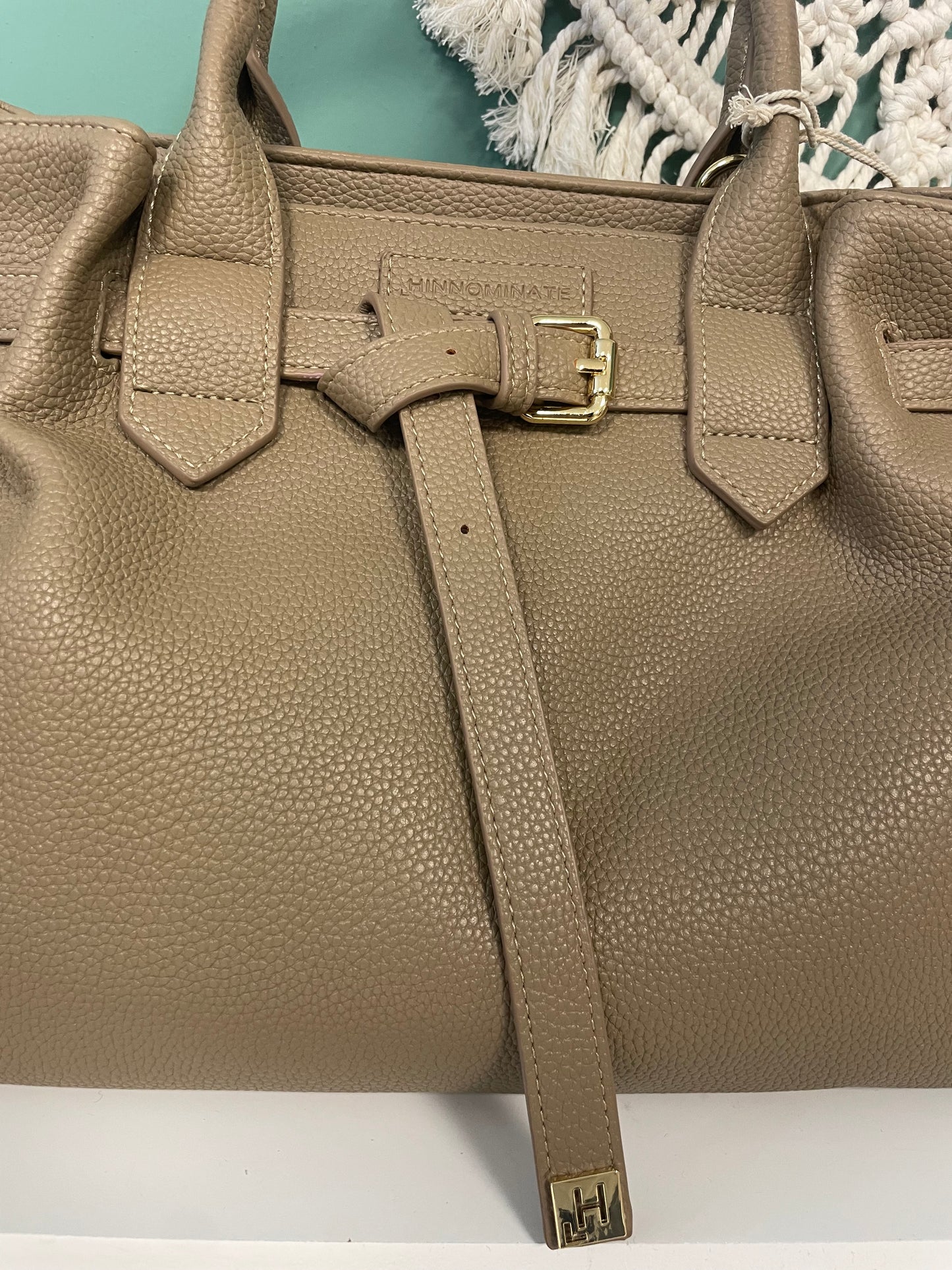 HINNOMINATE - Borsa grande in ecopelle