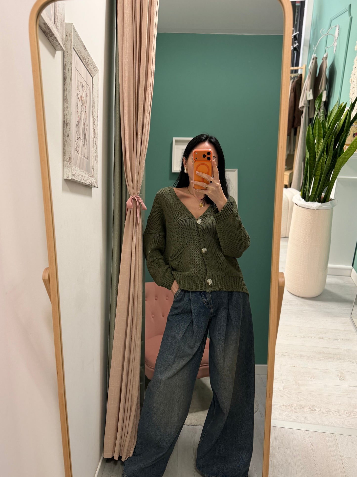 Susy mix - cardigan over con tasche