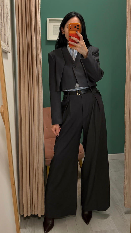 Dixie - pantalone a palazzo con cintura