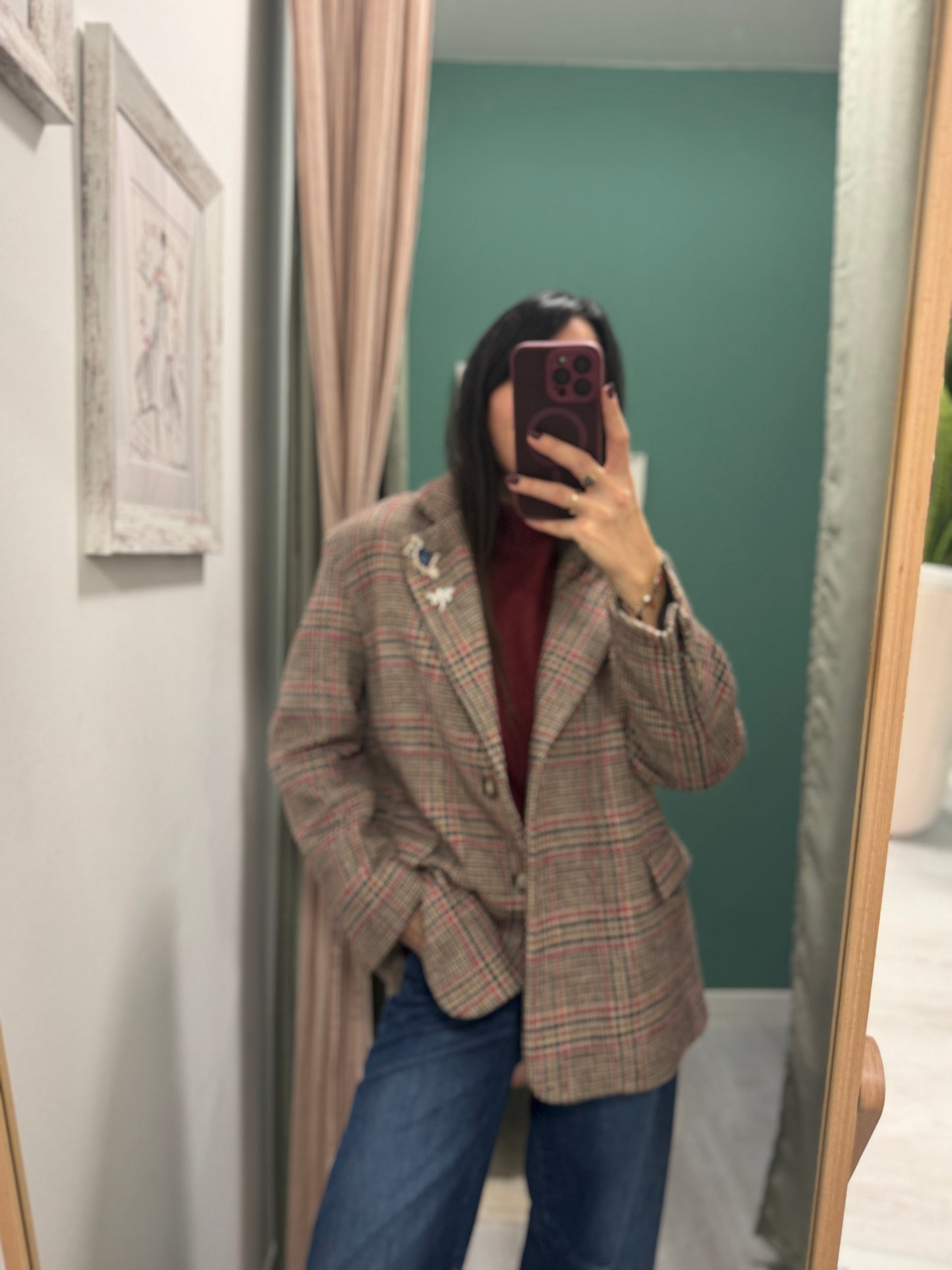 DIXIE - giacca over size con spille