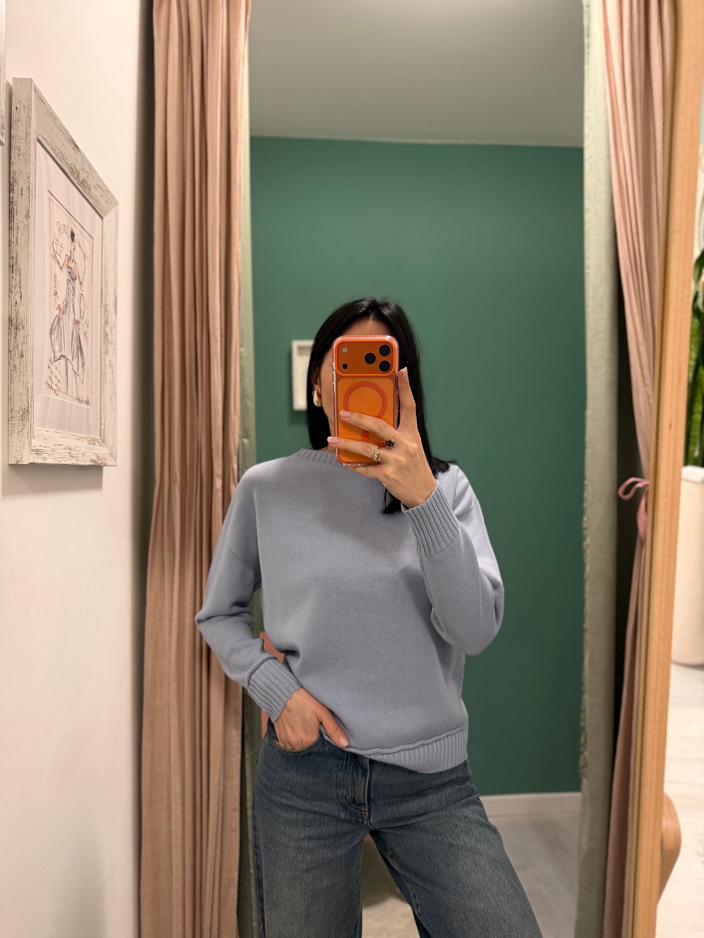 Susy mix - maglia con scollo a barca