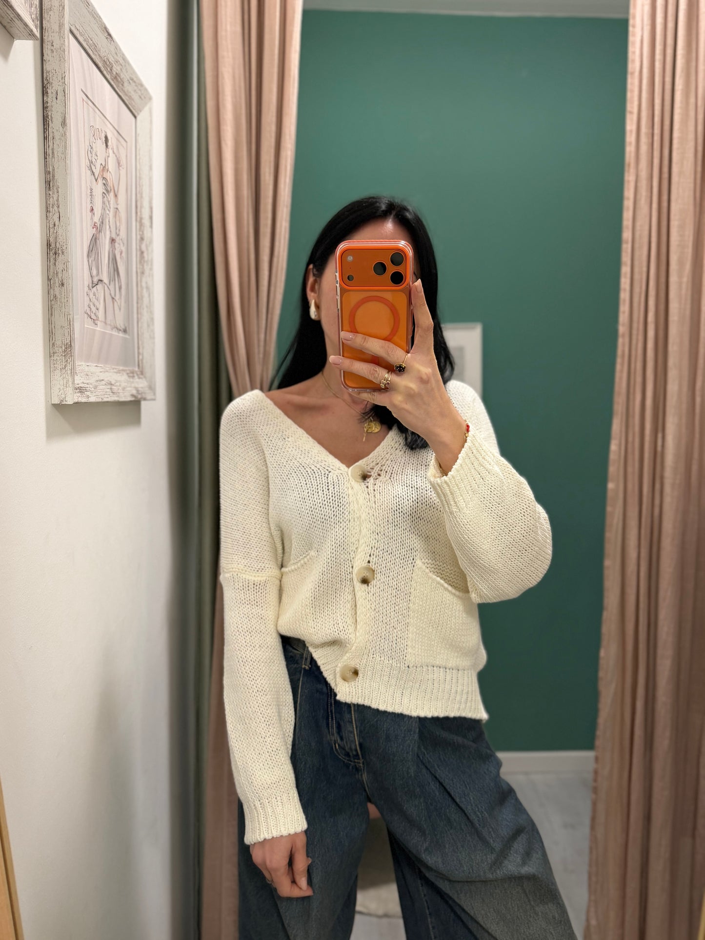 Susy mix - cardigan over con tasche