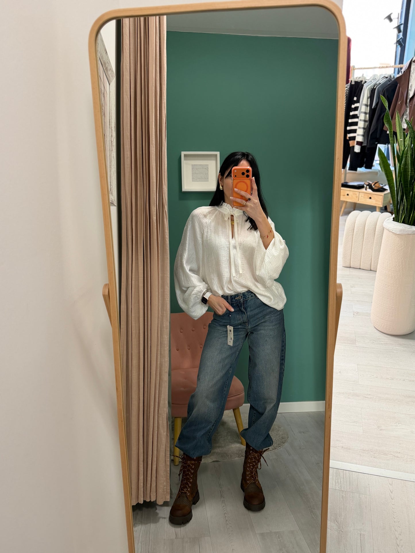 Dixie - blusa over con dettaglio fiocco