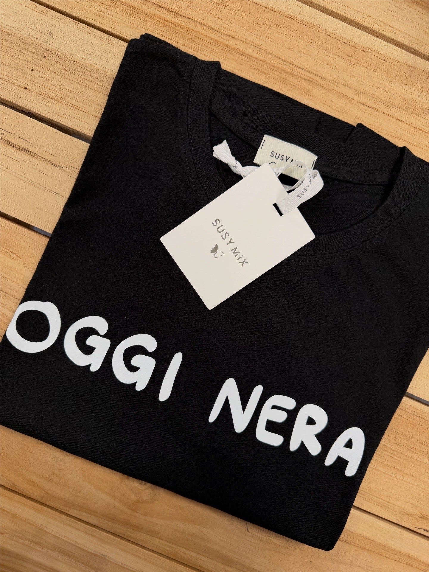 Susy mix - t shirt con scritte simpatiche