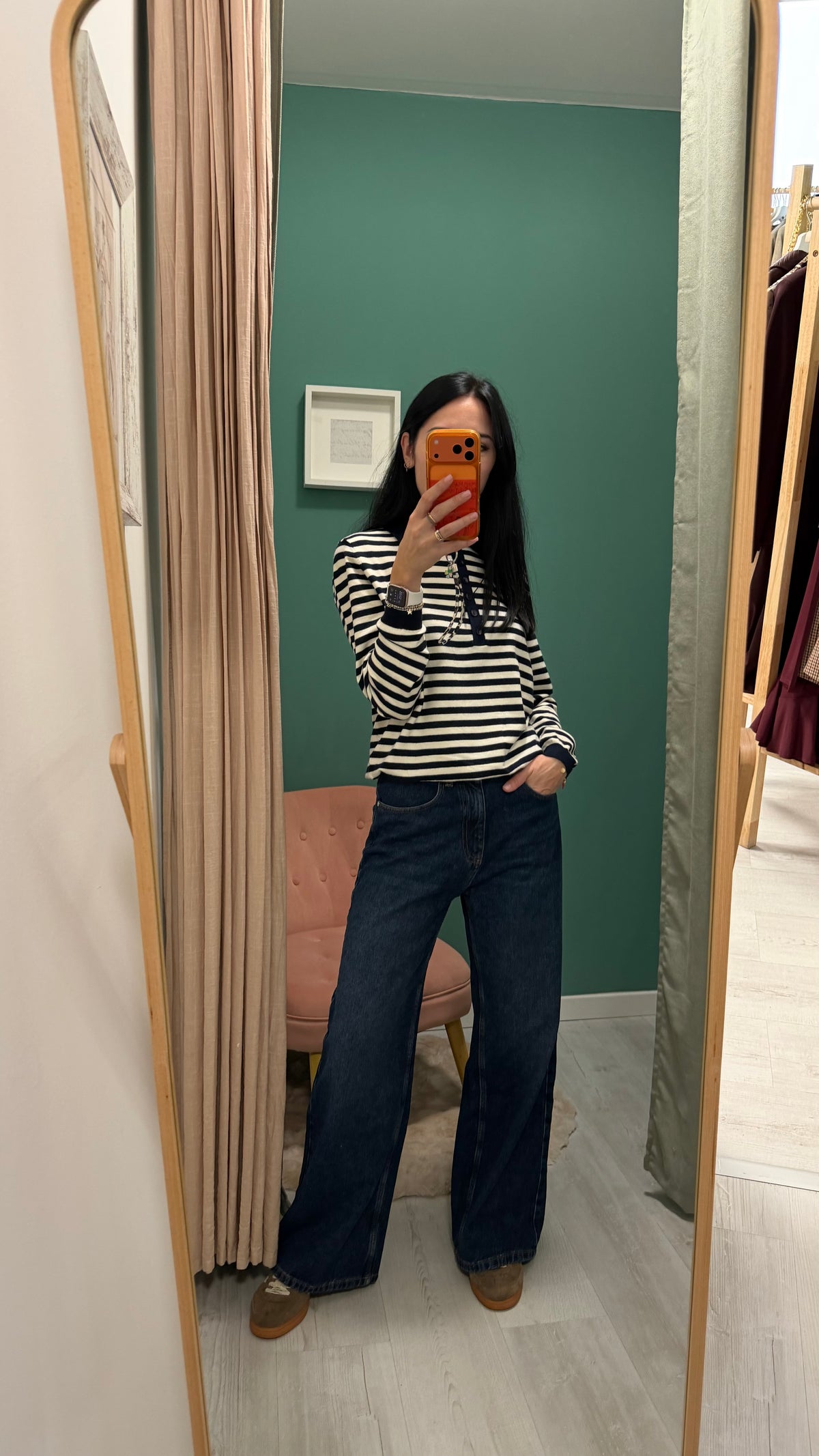 Susy mix - polo a righe in calda viscosa tg unica