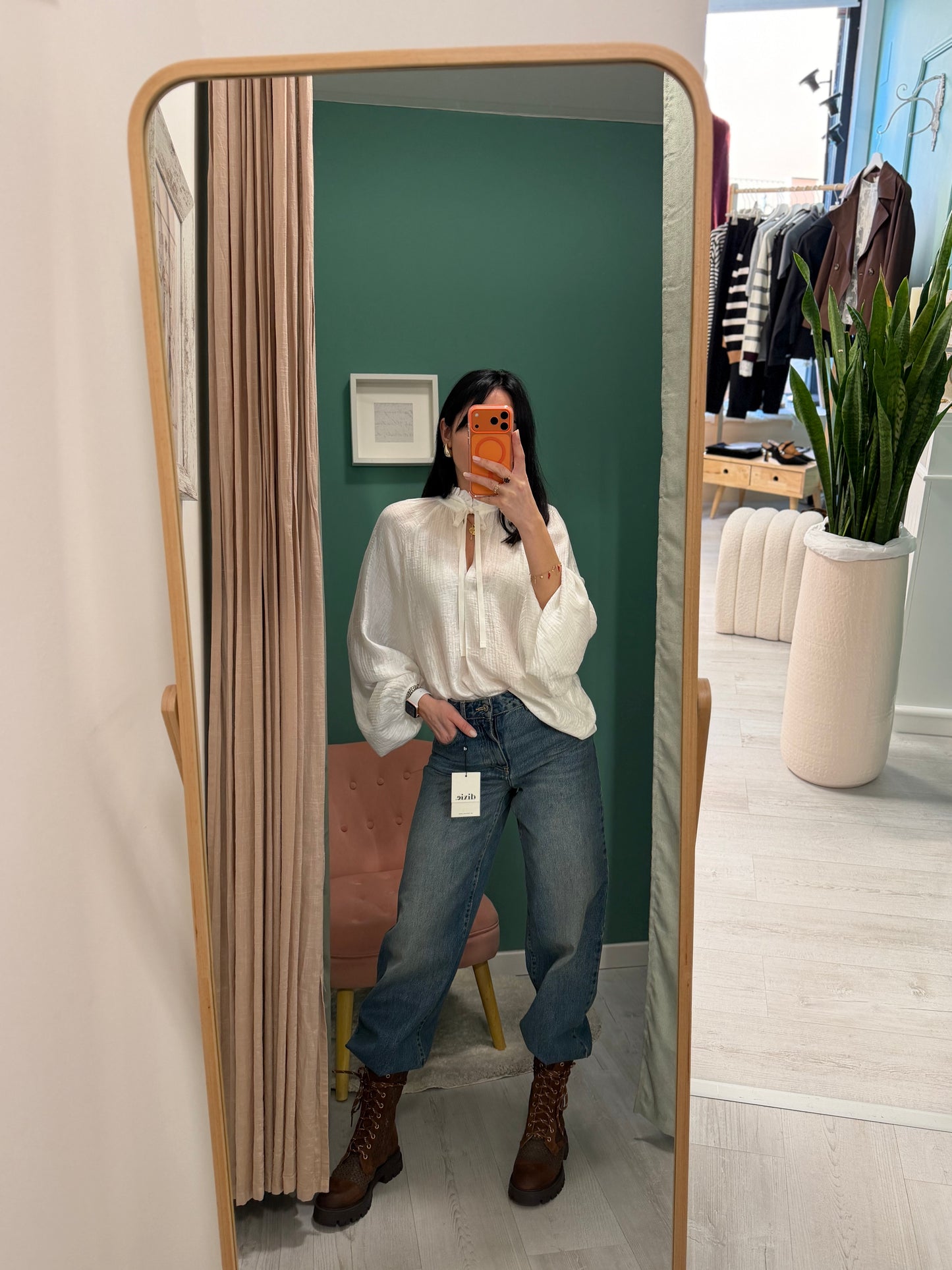 Dixie - blusa over con dettaglio fiocco