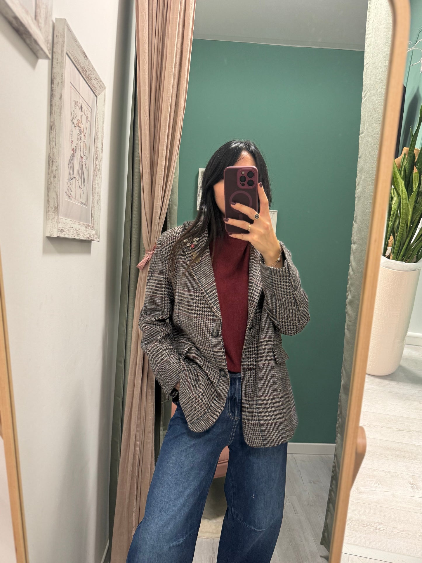 DIXIE - giacca over size con spille