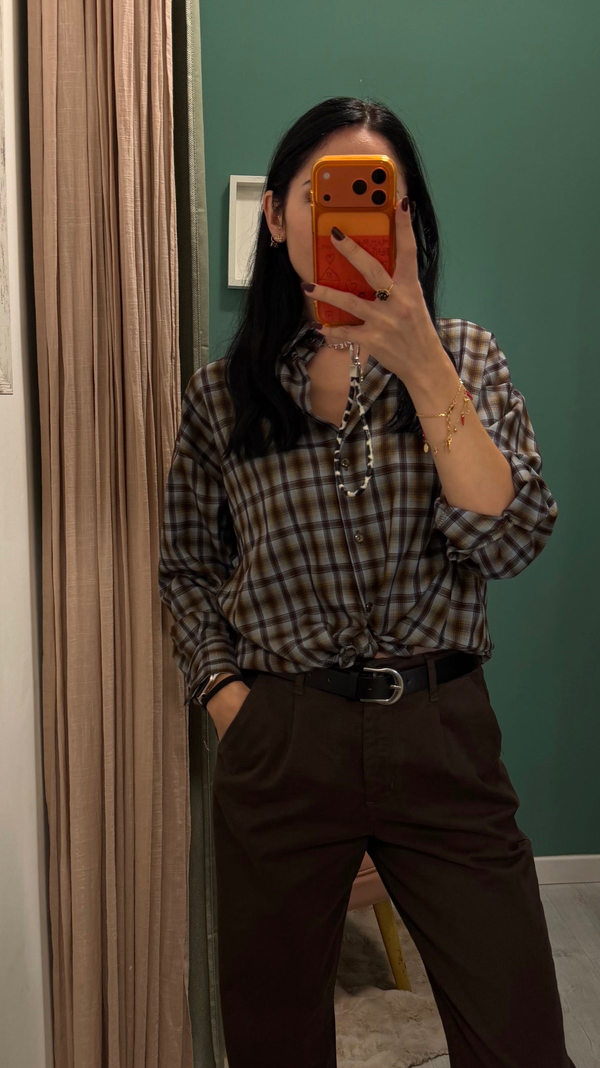 Imperial - camicia a quadri in misti viscosa