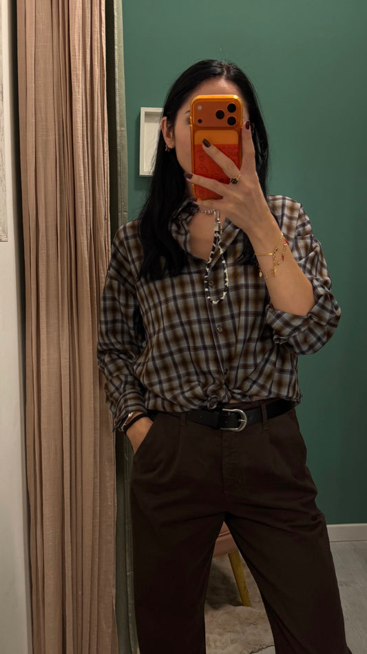 Imperial - camicia a quadri in misti viscosa