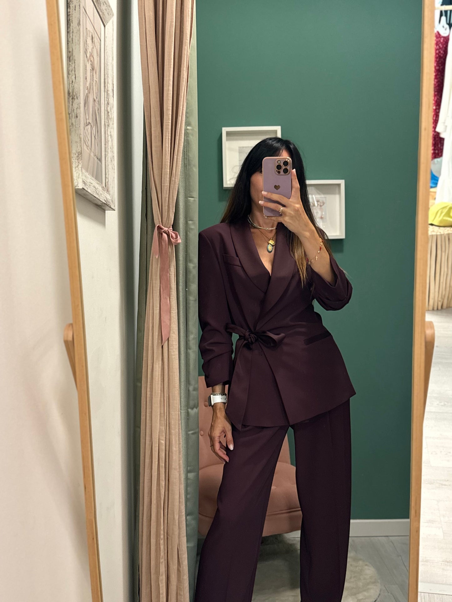 IMPERIAL - Giacca con rever effetto satin con chiusura laterale