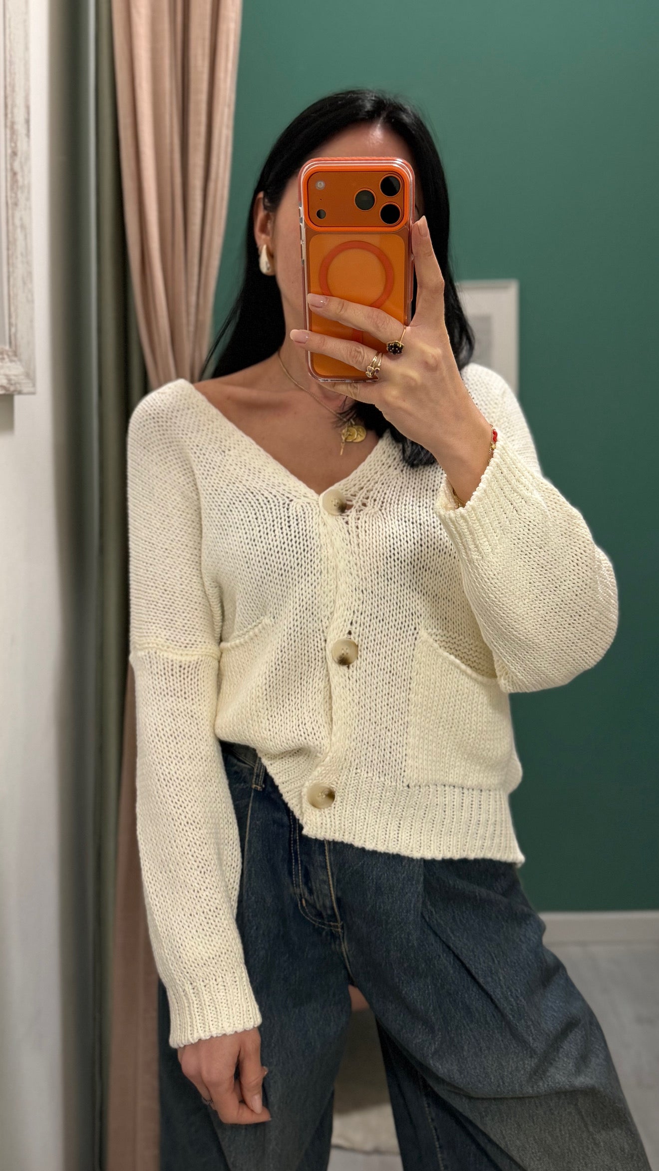 Susy mix - cardigan over con tasche