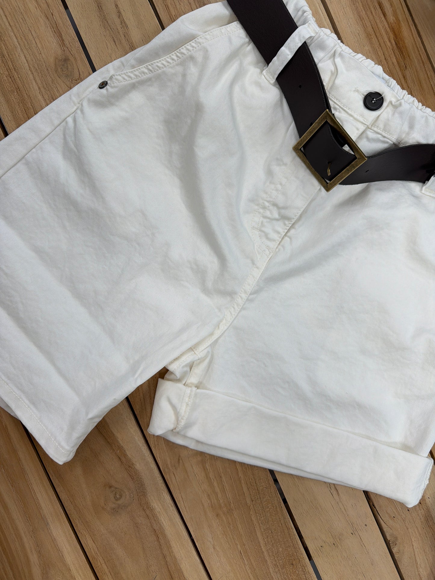 Please - shorts con elastico e cintura