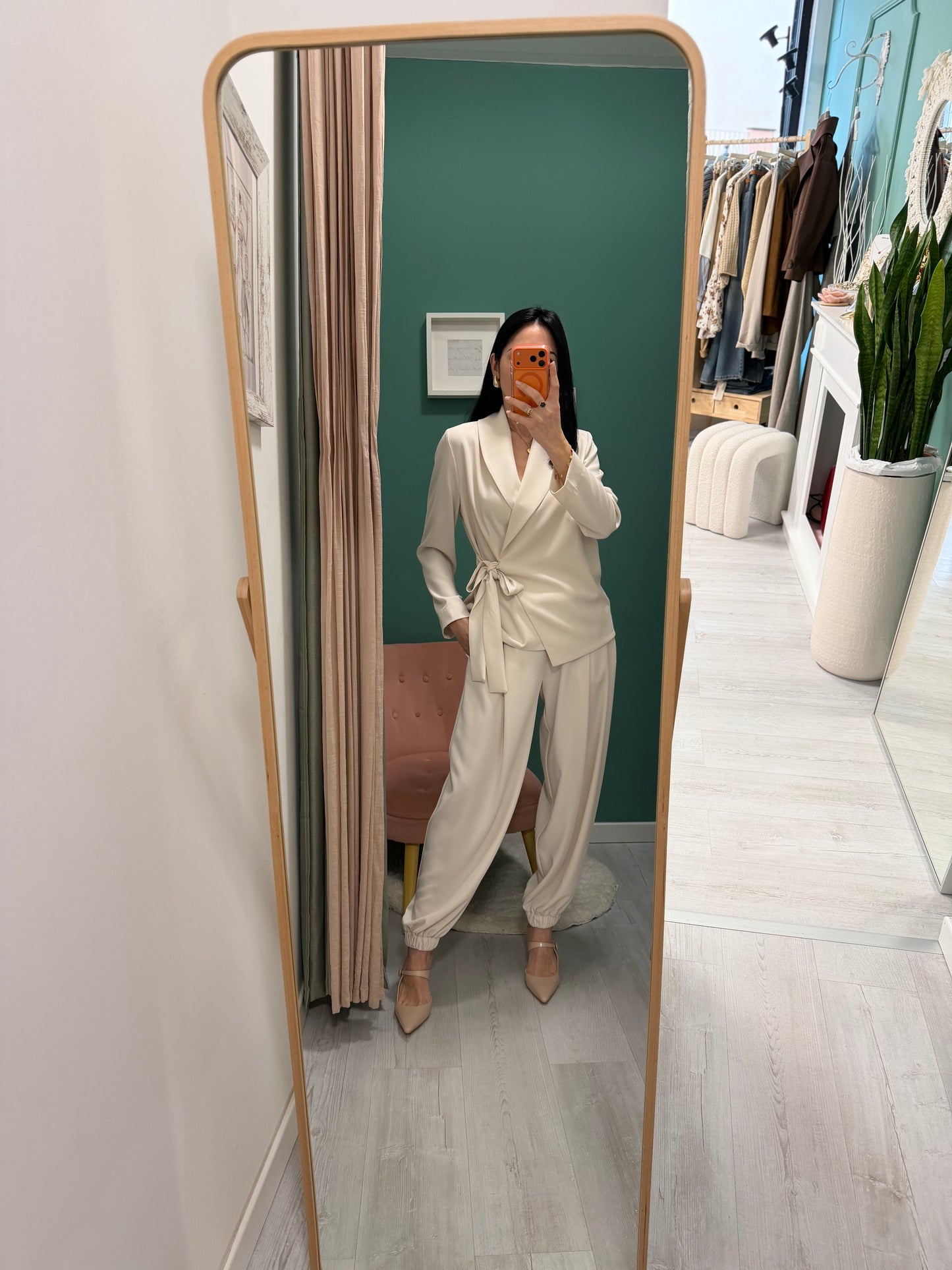 Susy mix - tailleur susy bianco cloud dancer