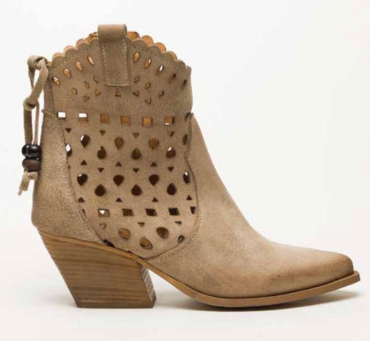 Divine follie - texano in pelle traforato