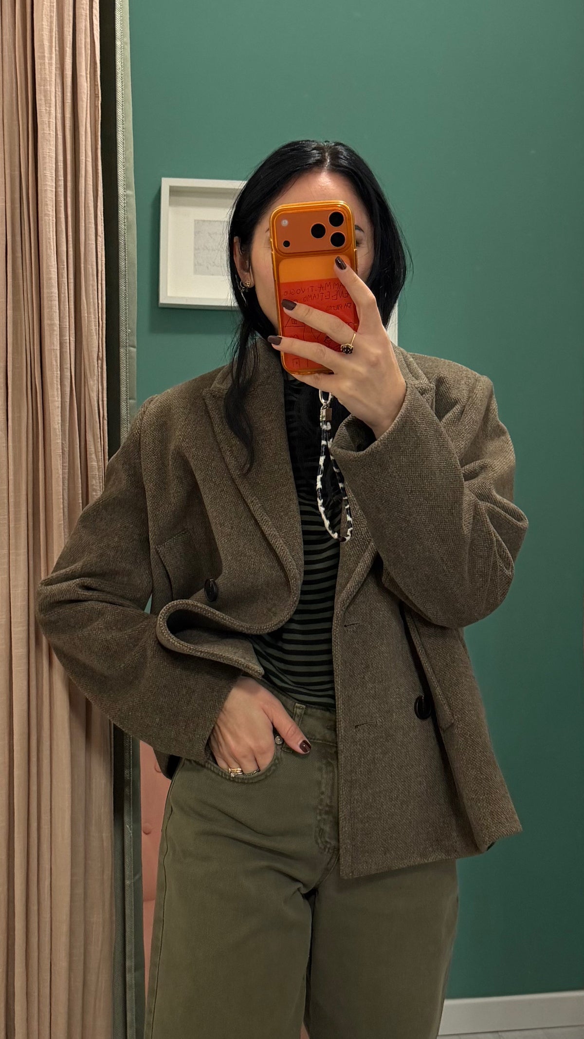 Please - cappotto corto doppio petto
