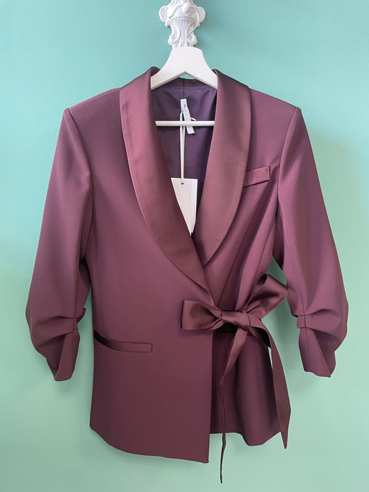 IMPERIAL - Giacca con rever effetto satin
