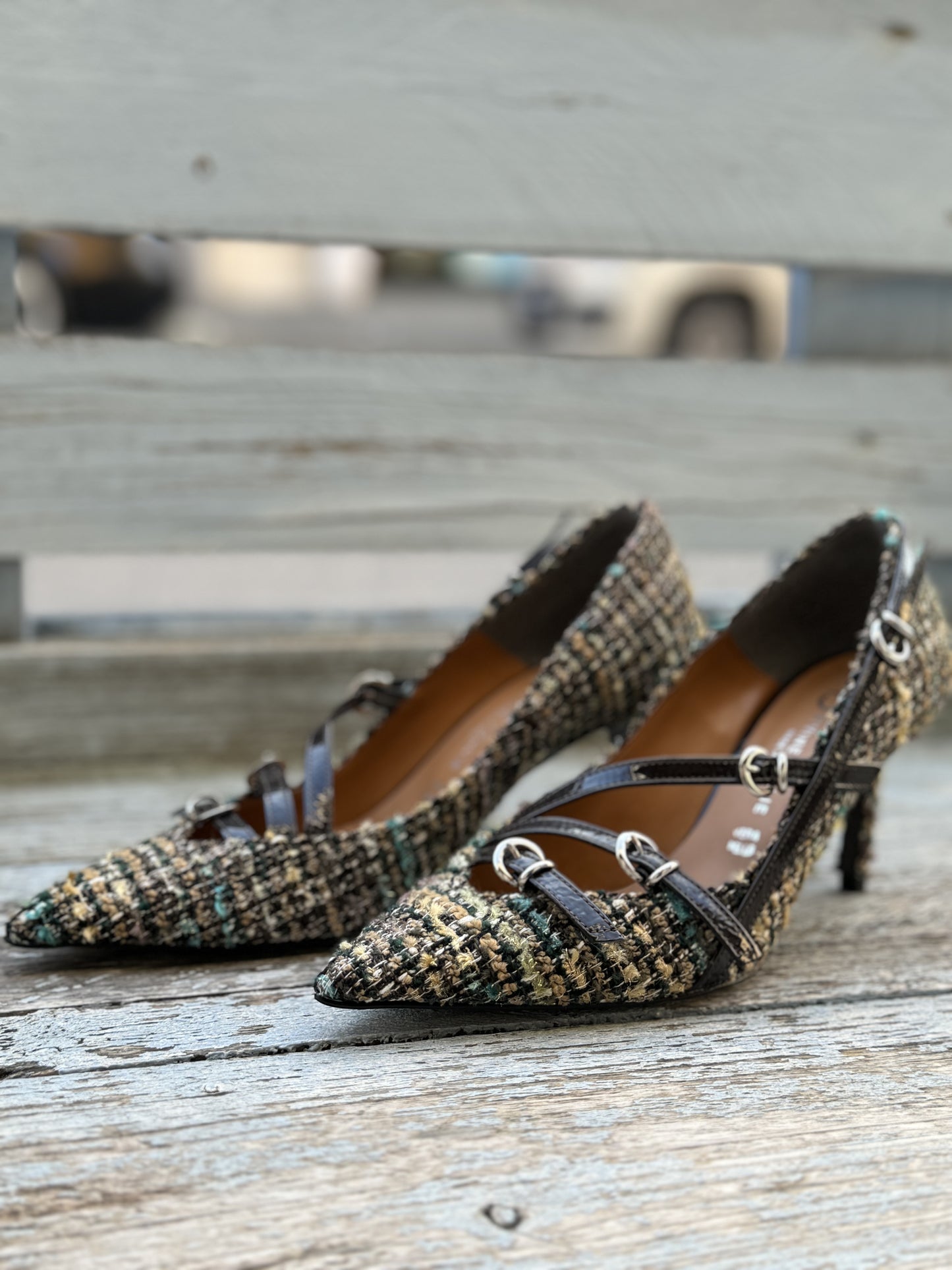 Divine Follie - Décolletté in tweed h tacco 7.5 cm