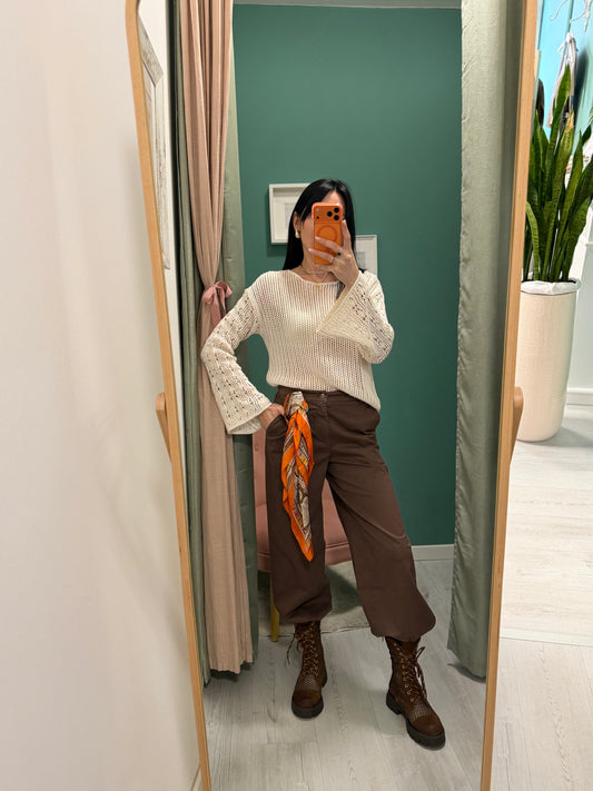 KONTATTO - Pantalone con foulard