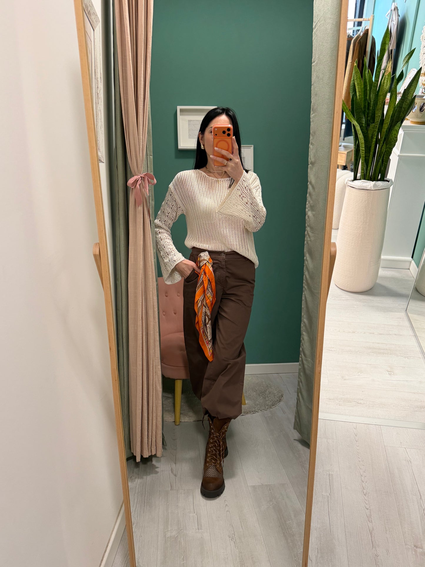 KONTATTO - Pantalone con foulard