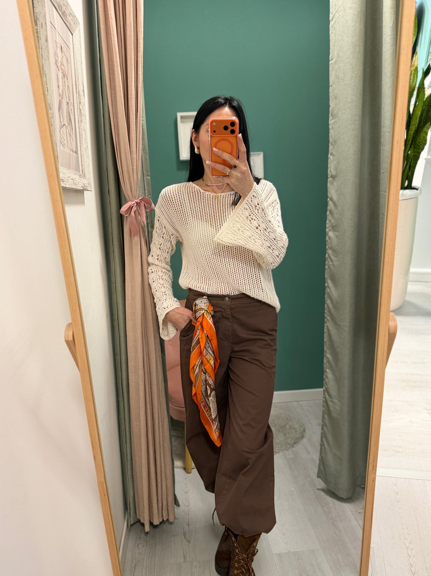 KONTATTO - Pantalone con foulard