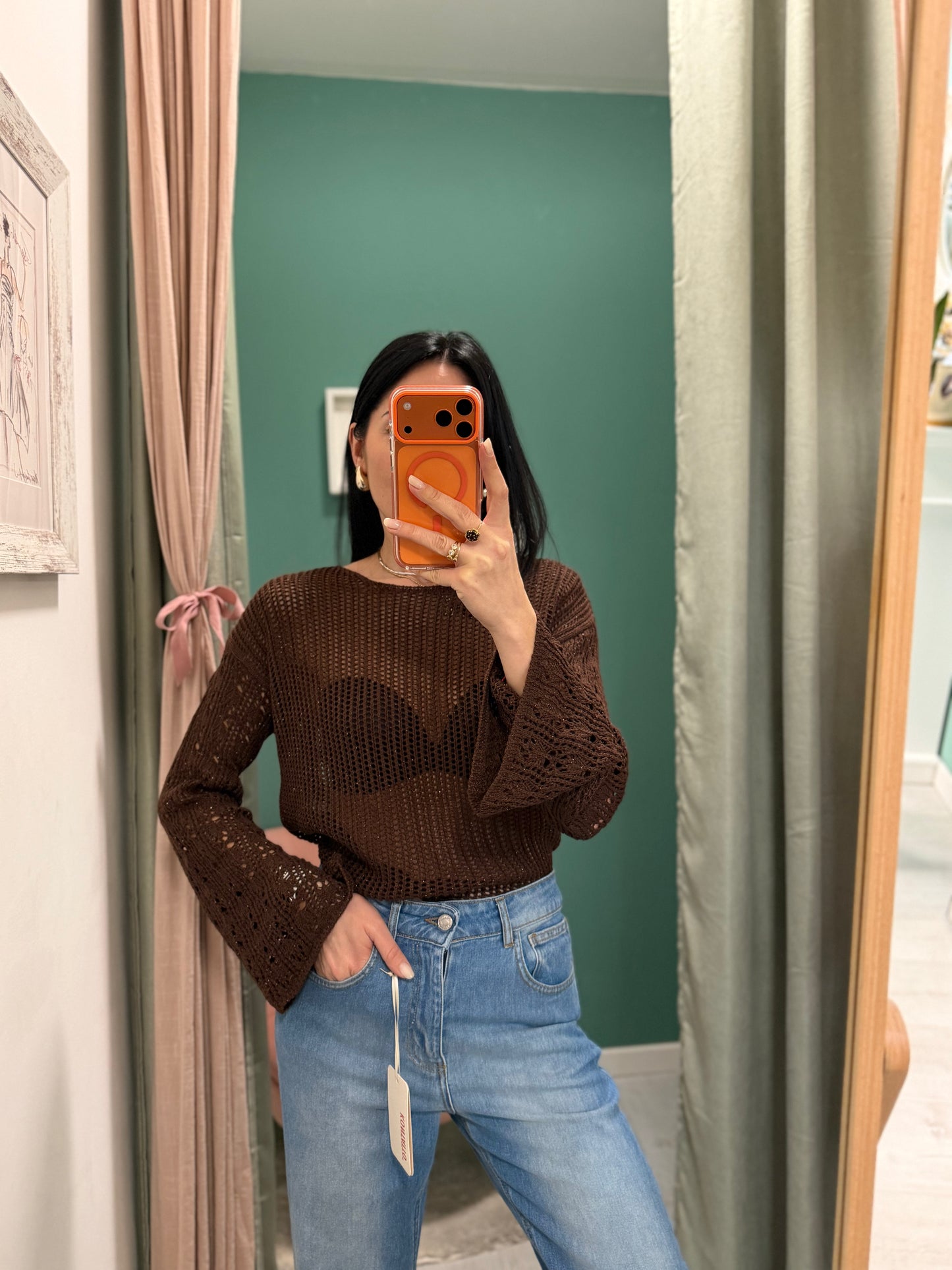 PLEASE - Maglia crochet
