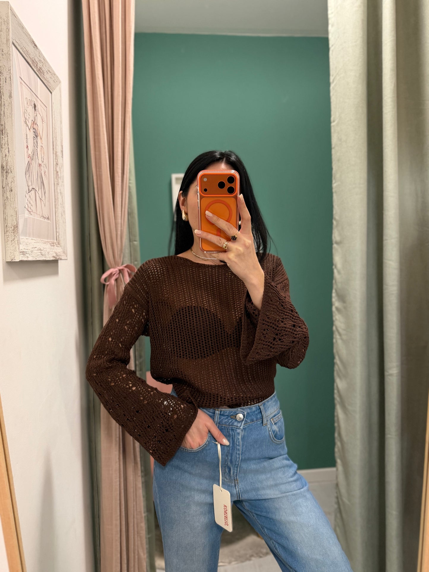 PLEASE - Maglia crochet