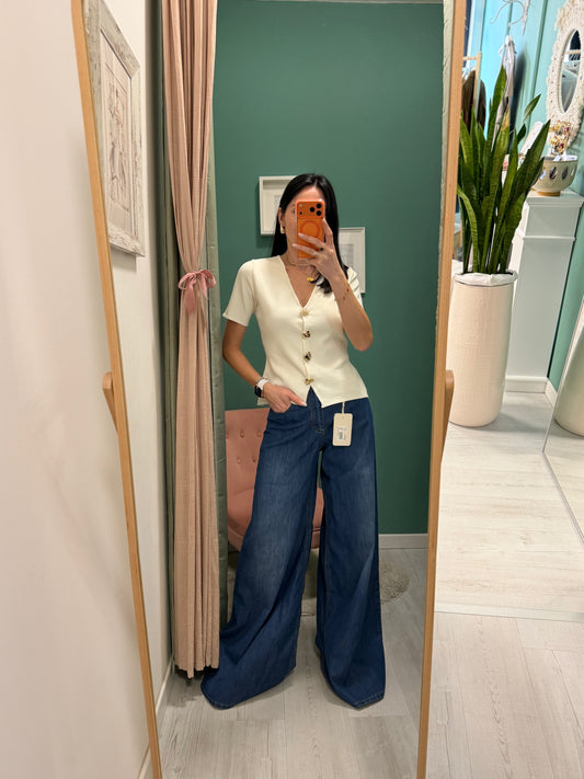 KONTATTO - Jeans a palazzo