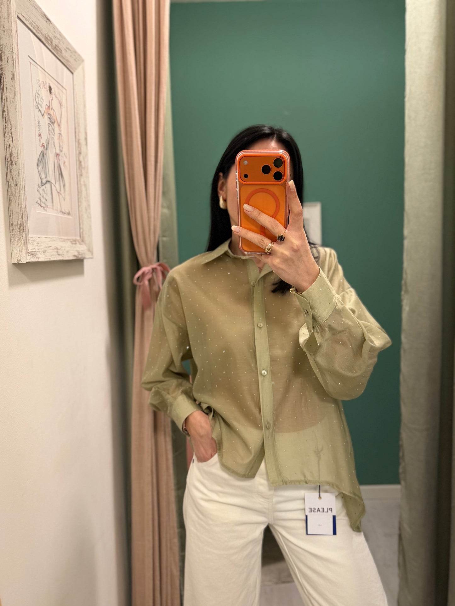 KONTATTO - Camicia con punti luce