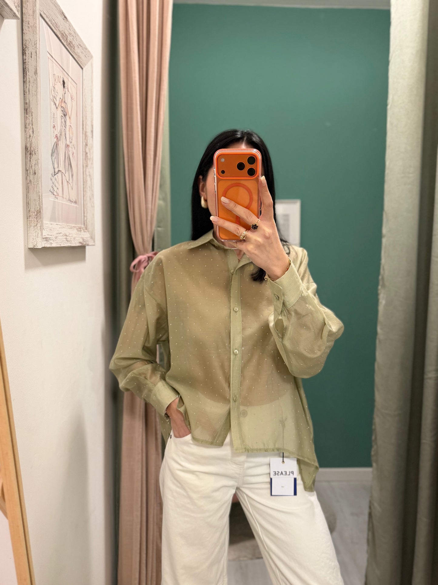 KONTATTO - Camicia con punti luce