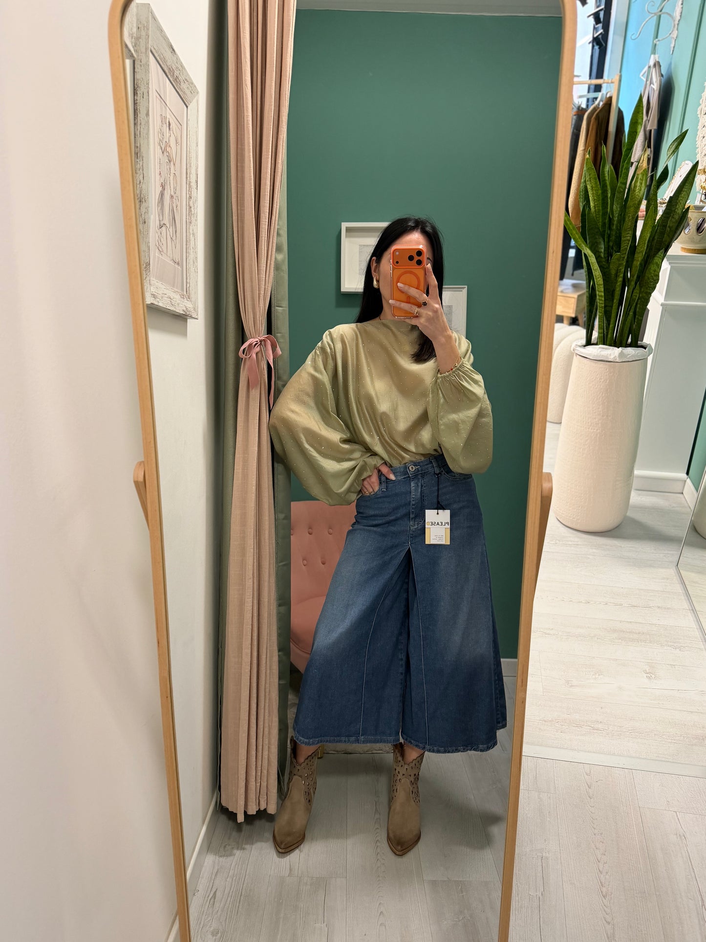 PLEASE - Panta gonna in DENIM