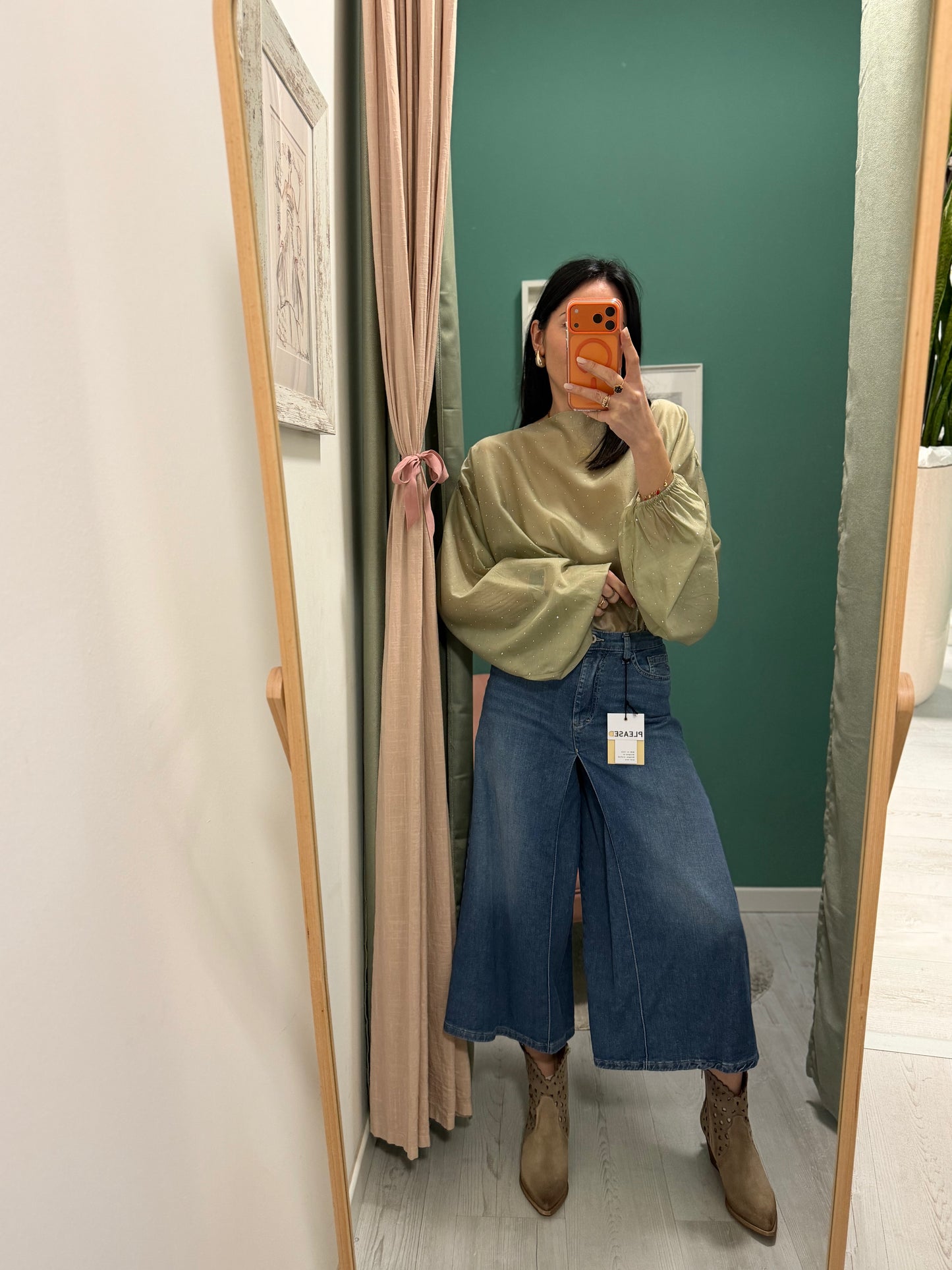 PLEASE - Panta gonna in DENIM